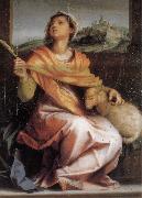Andrea del Sarto Portrait of the altar oil painting reproduction